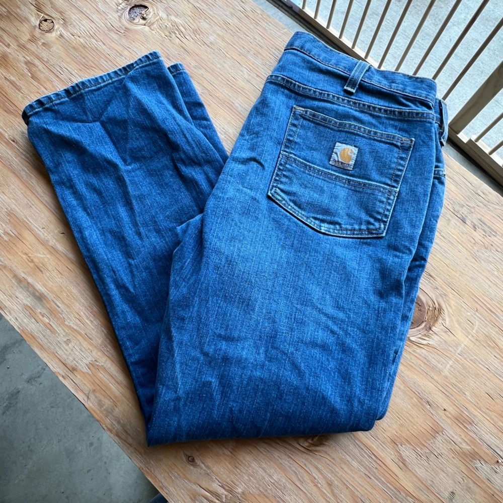 Carhartt Blue Relaxed Jeans Classic Denim